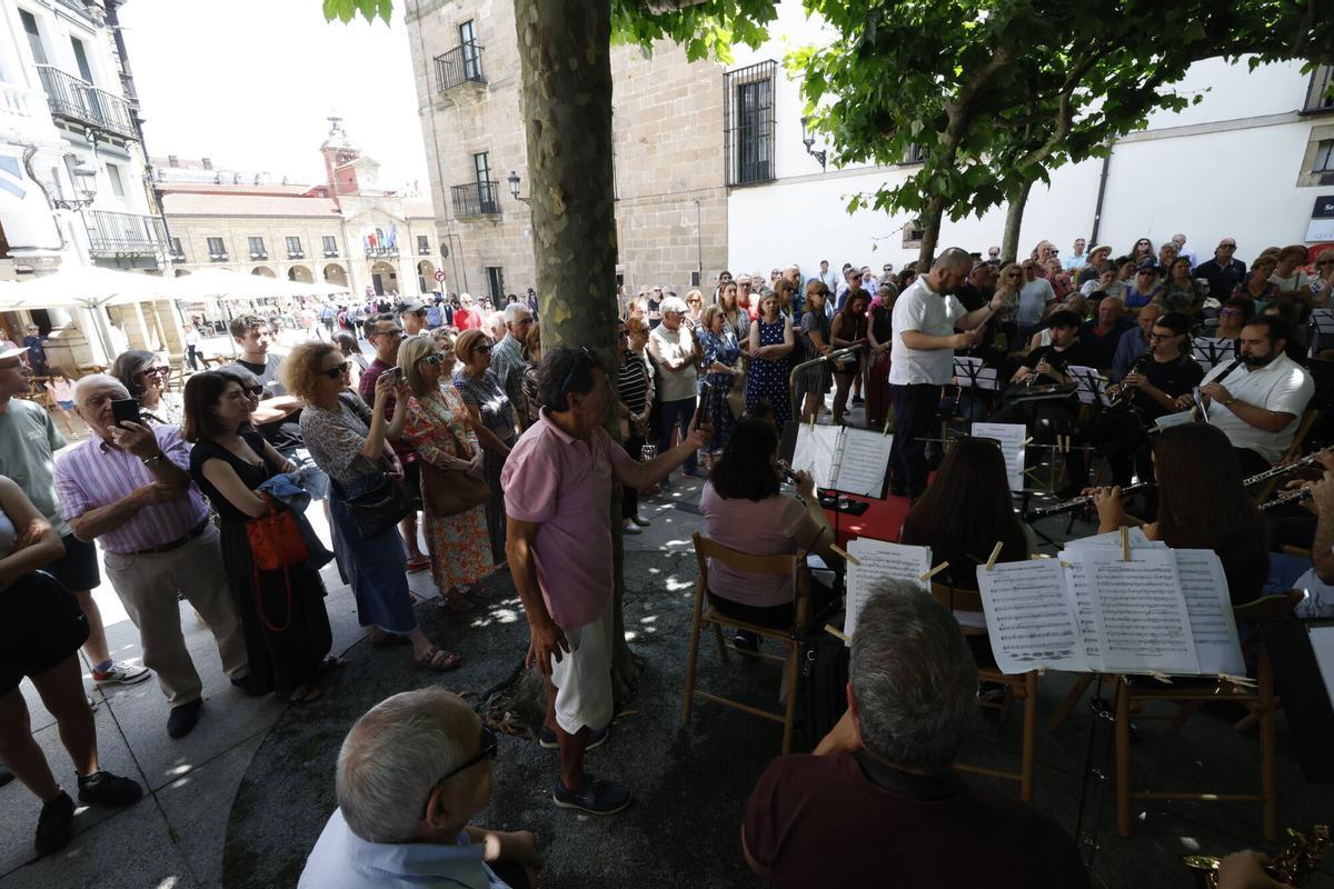 En imágenes: Celebración del día de la música en Avilés