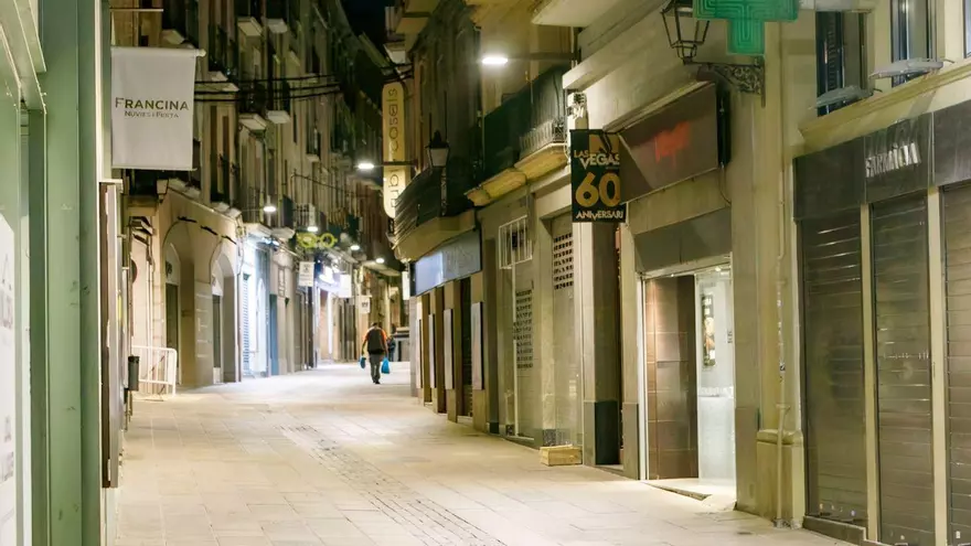 La nova il·luminació led al centre de Manresa