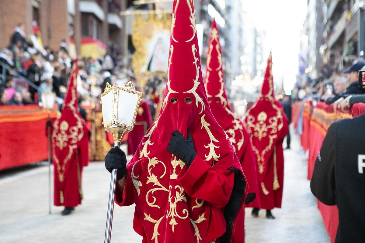La procesión del Viernes Santo de Lorca, en imágenes