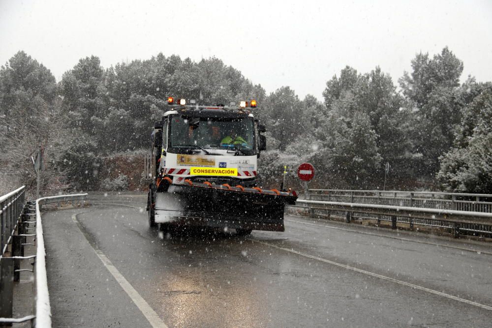 Autovia A-2 nevant a l'alçada