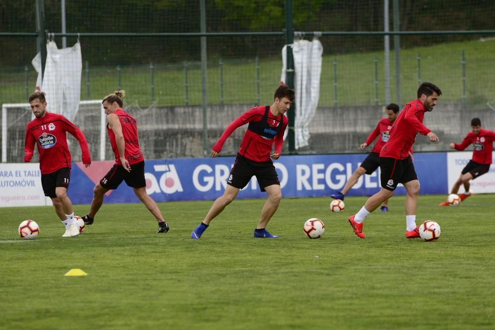 El Dépor vuelve al trabajo tras perder con Osasuna