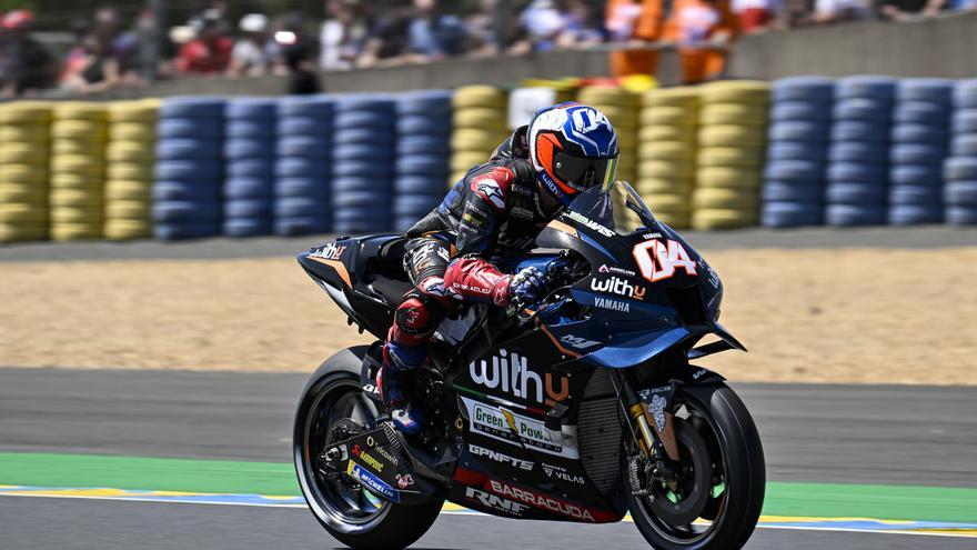 El piloto italiano Andrea Dovizioso durante el Gran Premio de Francia 2022.