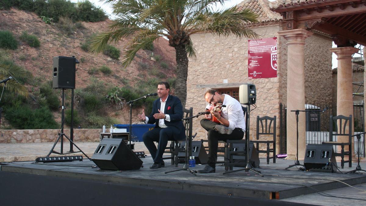 El cantaor sevillano Miguel Ángel Lara, ‘El Canario’, anoche.