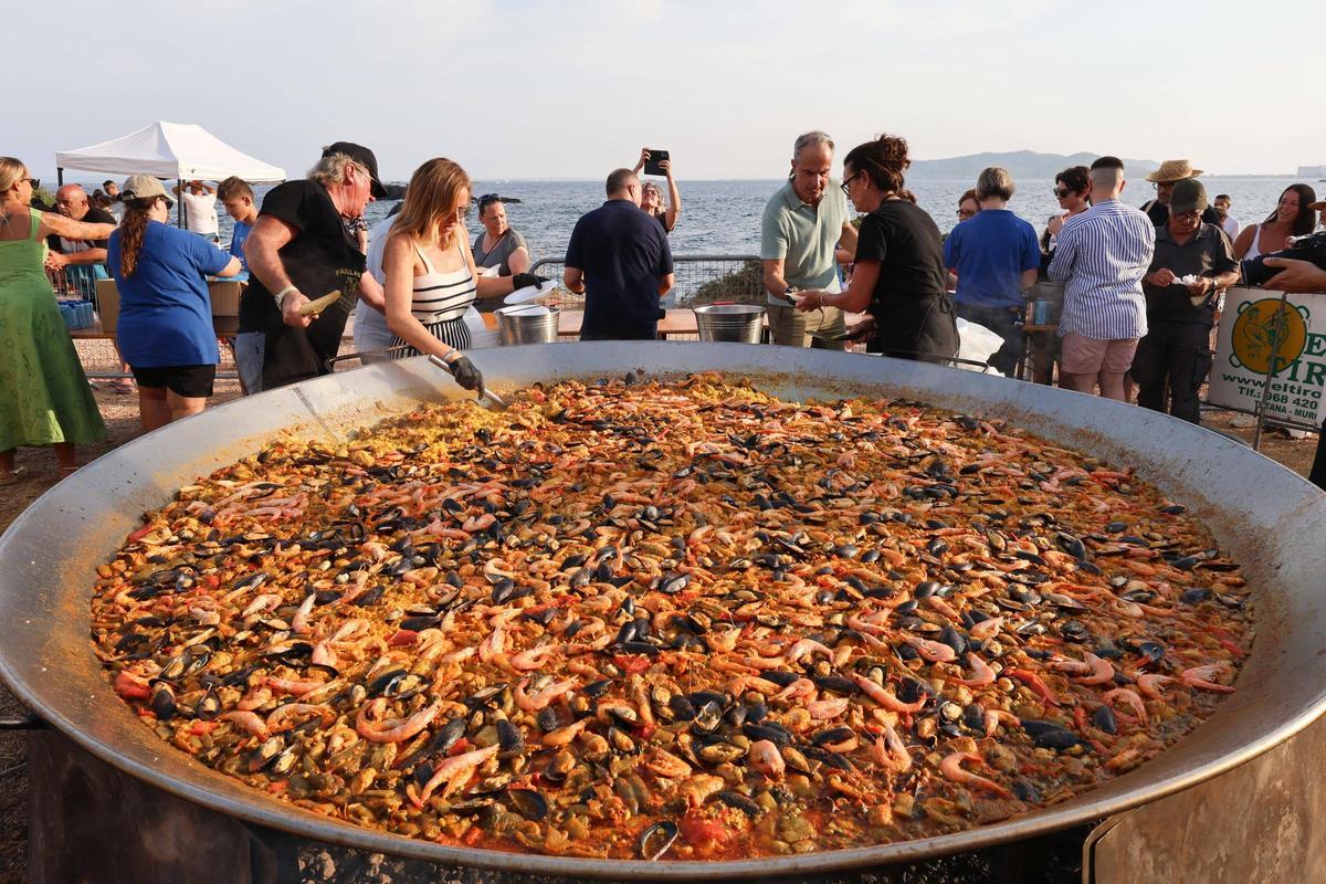 Imagen de la berenada en la pasada edición de las Festes de la Terra
