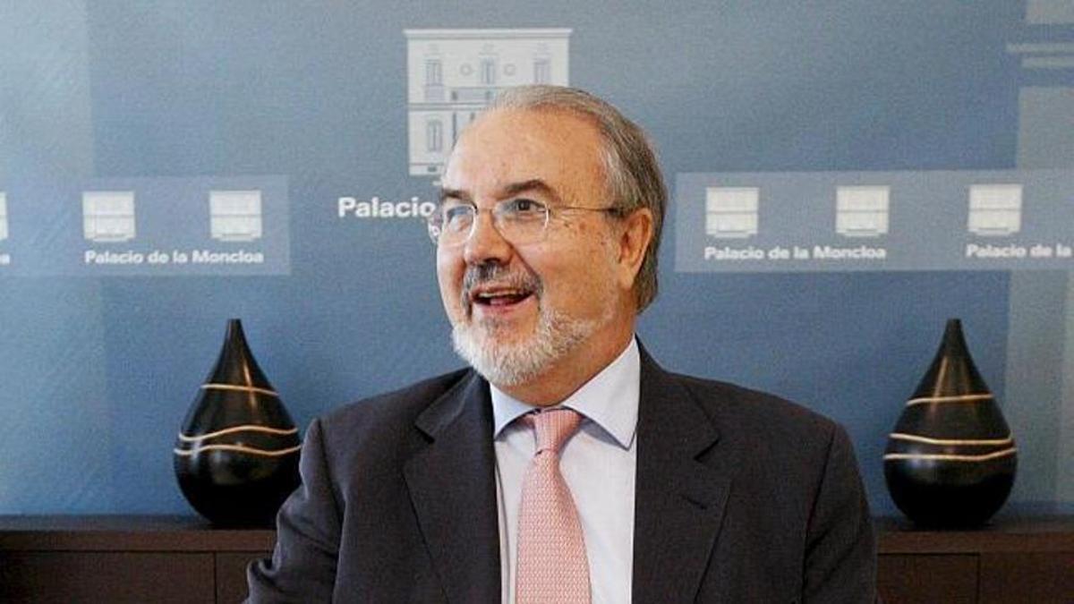 Exministro Pedro Solbes, comisario europeo de Economía cuando se introdujo el euro.