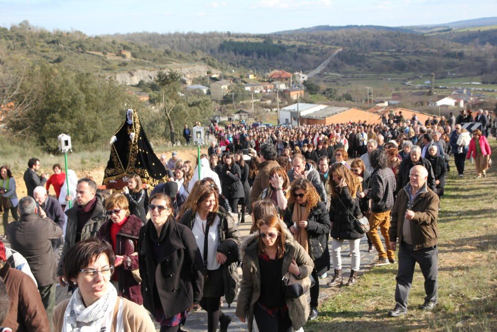 Procesión del Viernes Santo en Bercianos de Aliste