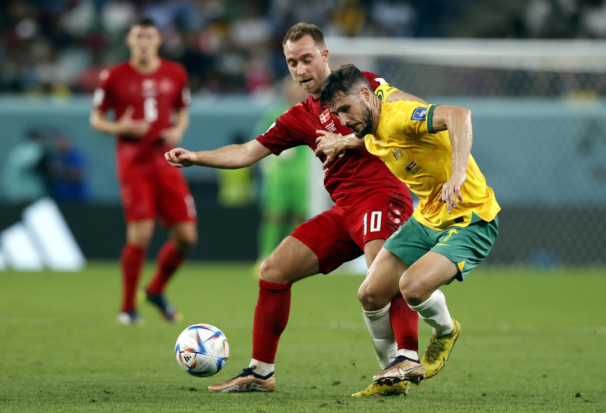 FIFA World Cup 2022 - Group D Australia vs Denmark