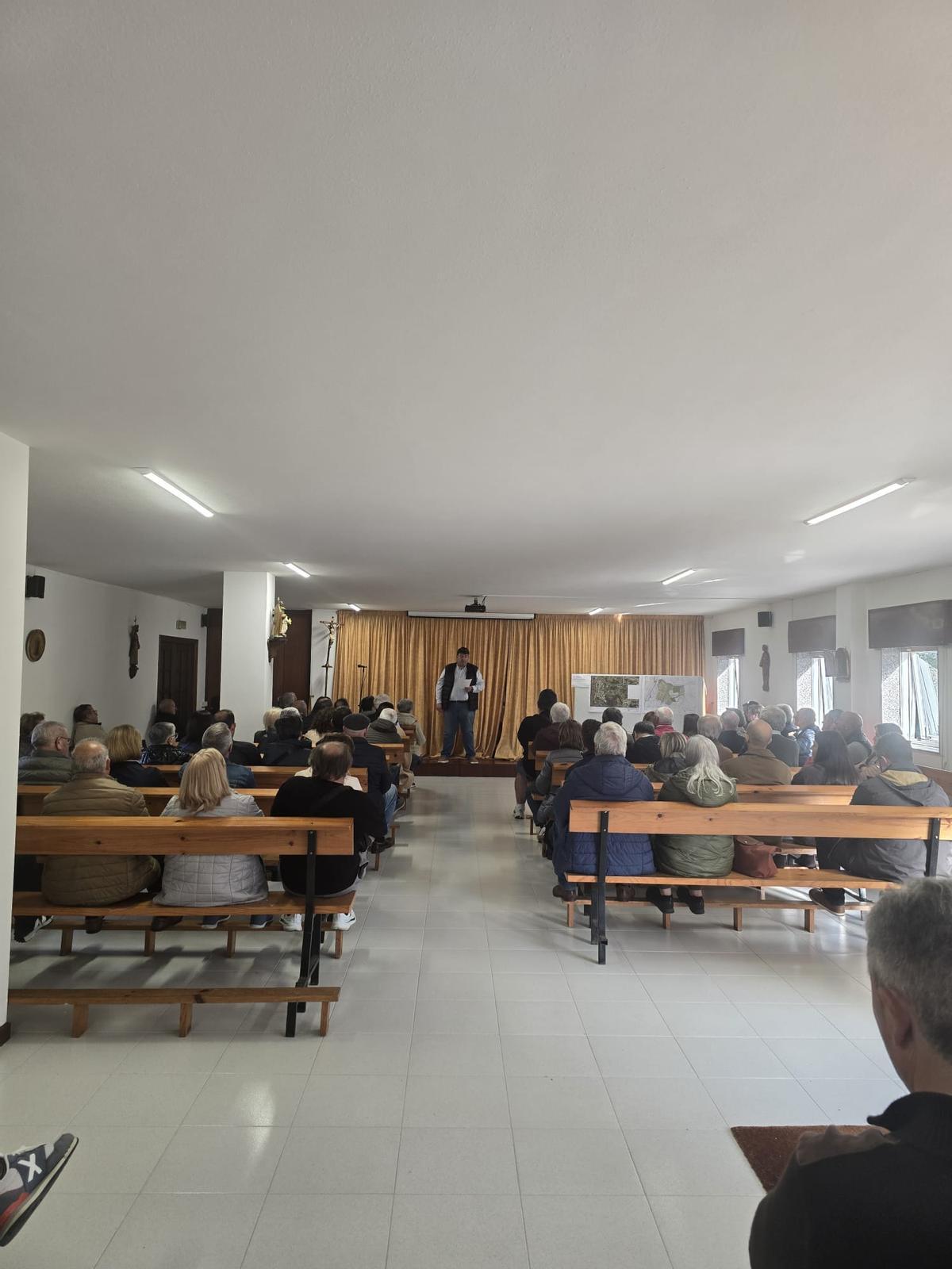 Un momento de la asamblea de este miércoles