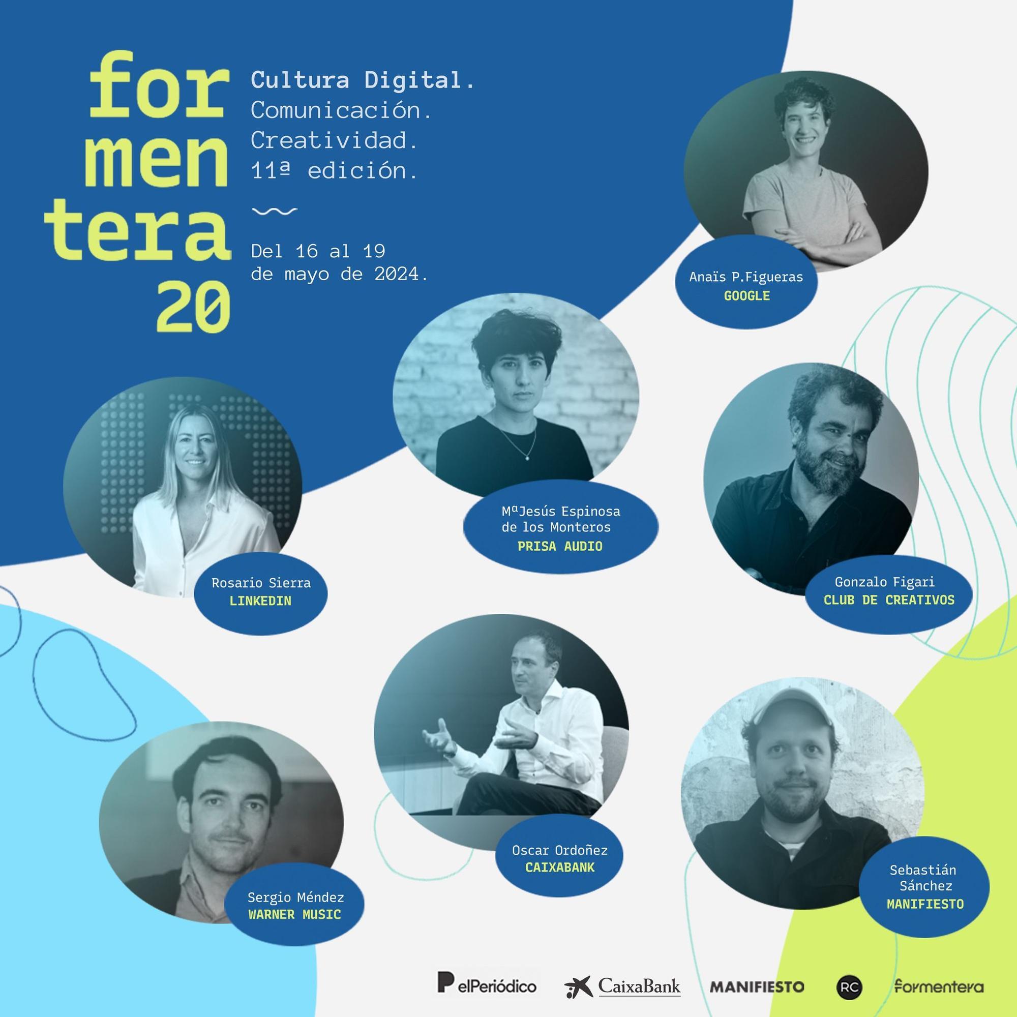Ponentes del foro Formentera20 de cultura digital.