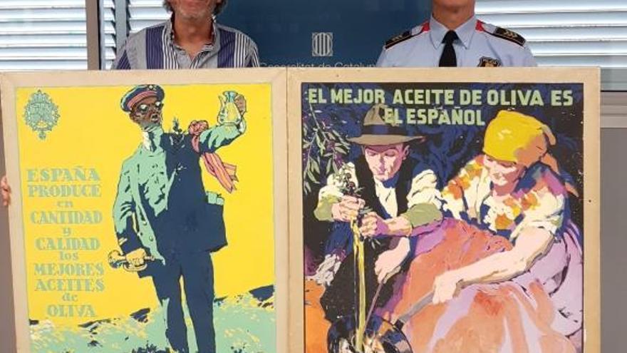 Los carteles de Segrelles recuperados.