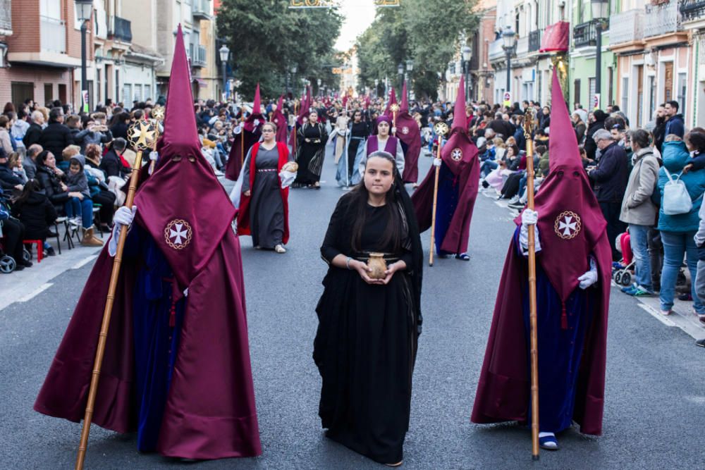 Imágenes de la Semana Santa Marinera, Santo Entierro, del 2018