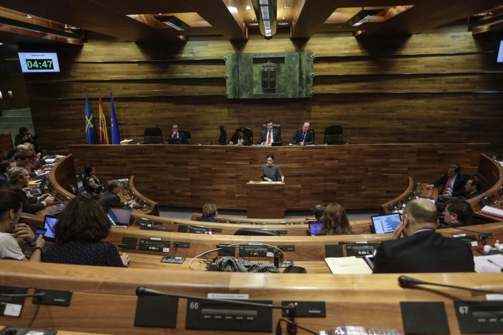 Debate en la Junta sobre los presupuestos asturianos