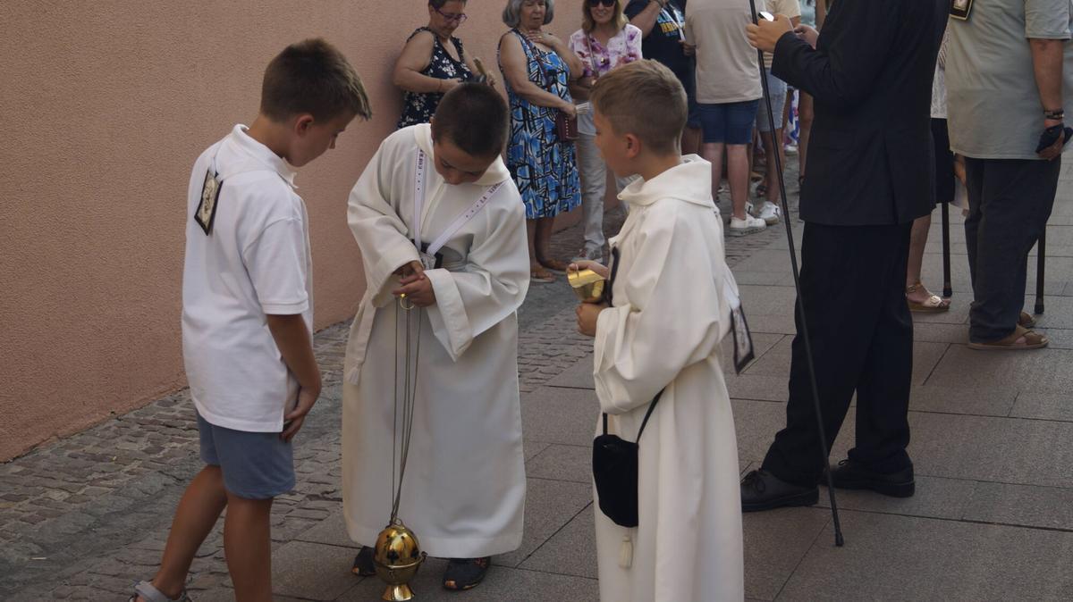Procesión de la Virgen del Carmen de San Isidoro en Zamora.