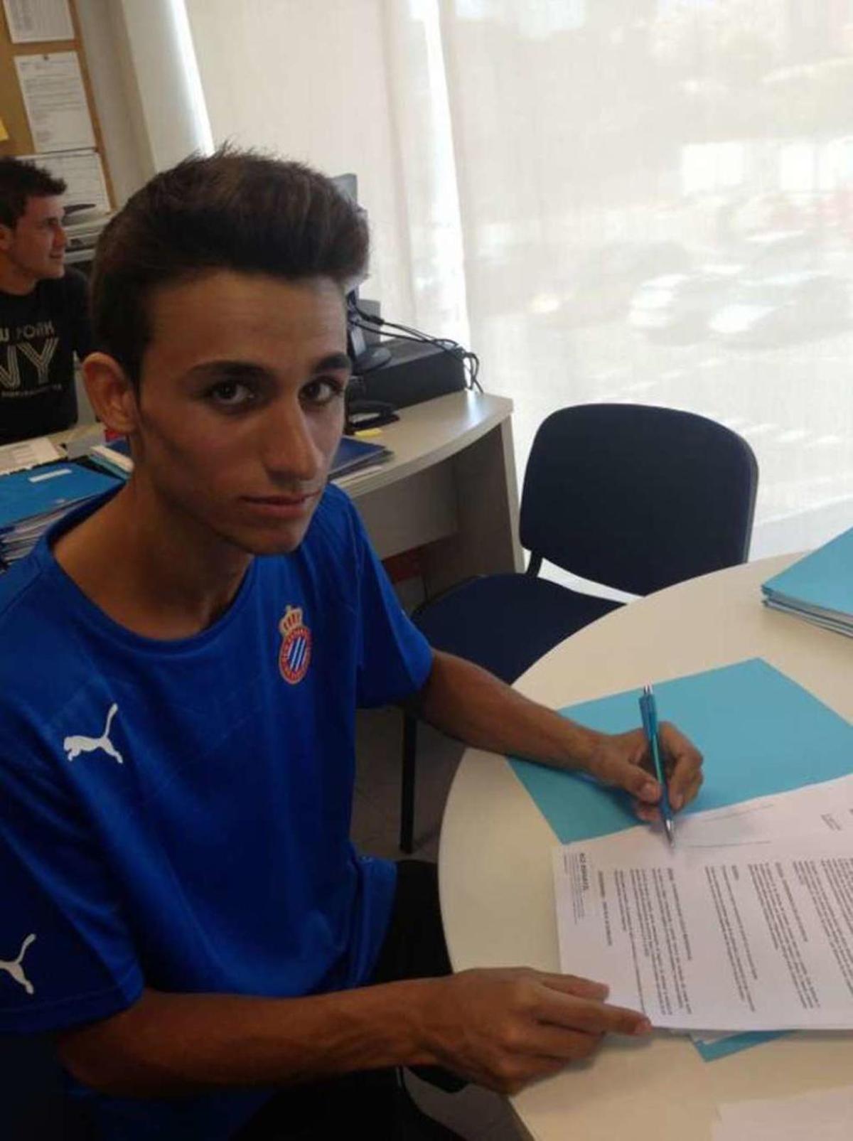 Julio Rey, con el Espanyol.