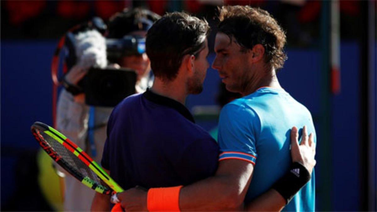 Nadal y Thiem se enfrentaron en Barcelona