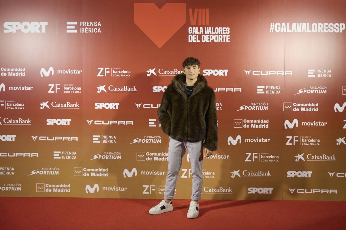 Dennis González, campeón del mundo en natación artística y premio Valores Masculino, en la Gala Valores del Deporte 2025 del Diario Sport