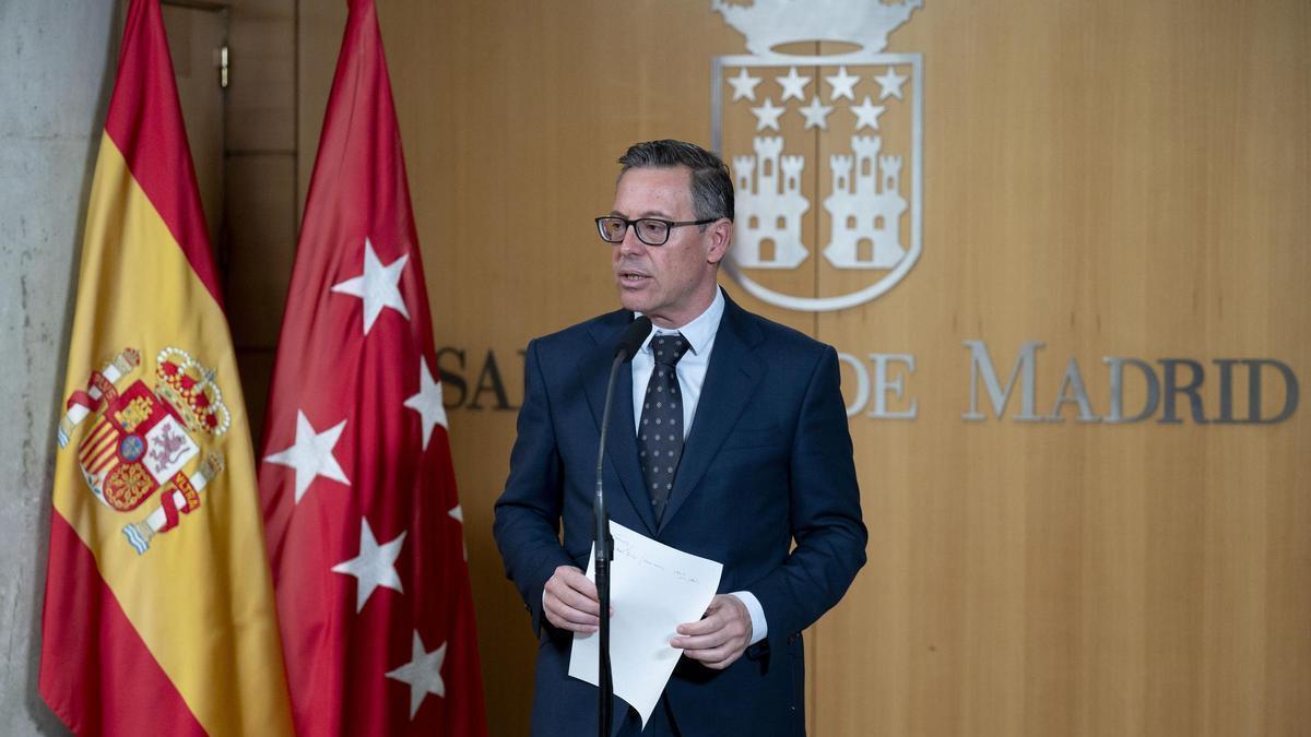 El diputado y secretario general del PP en Madrid, Alfonso Serrano.