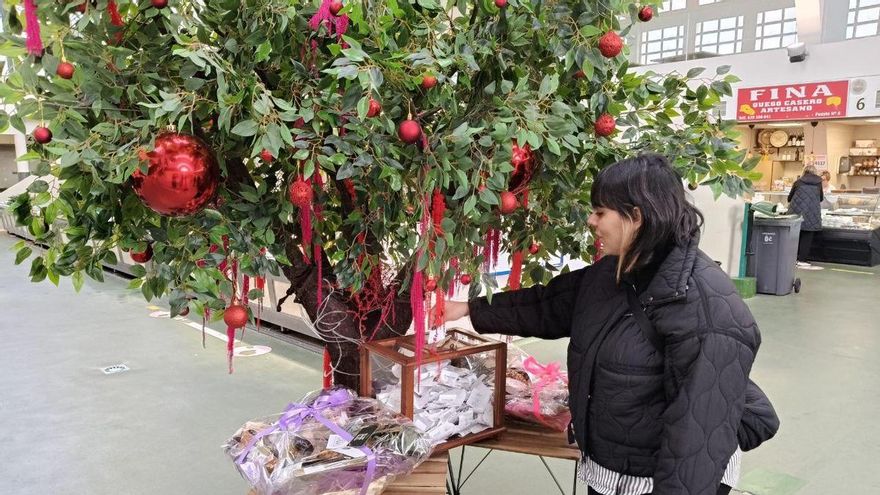 Las placeras de San Agustín sortean 3 cestas de Navidad