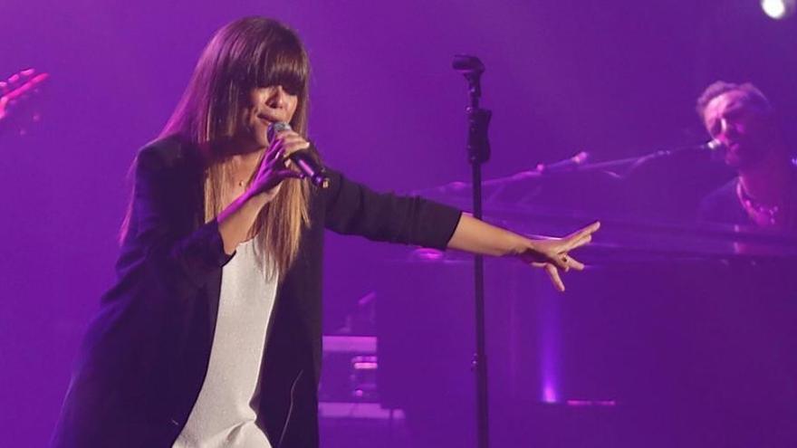 Vanesa Martín, en un concierto en Galicia.