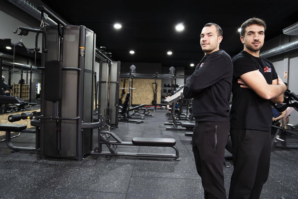 Joel Solà i Pau Simon, fundadors del gimnàs 24 hores S3 Fit Zone, a Santpedor