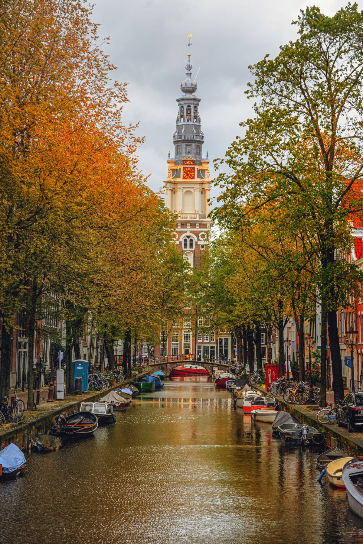 Los canales de la ciudad de Ámsterdam
