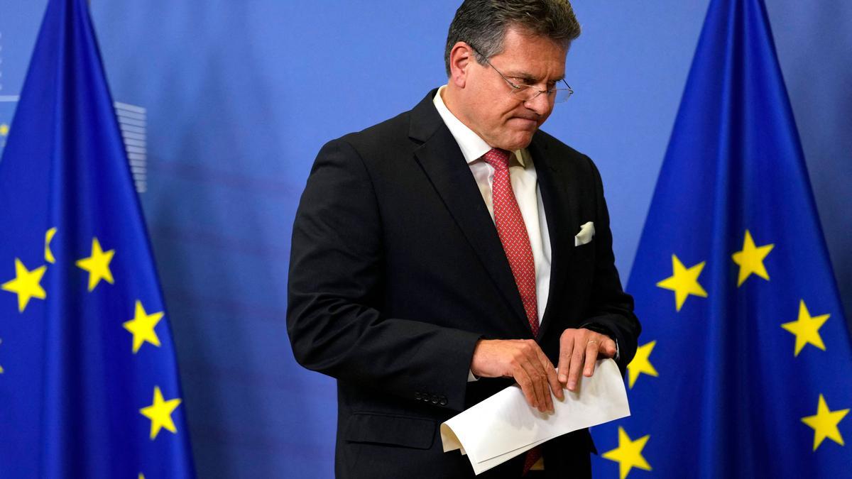 El comisario de Comercio, Maros Sefcovic.