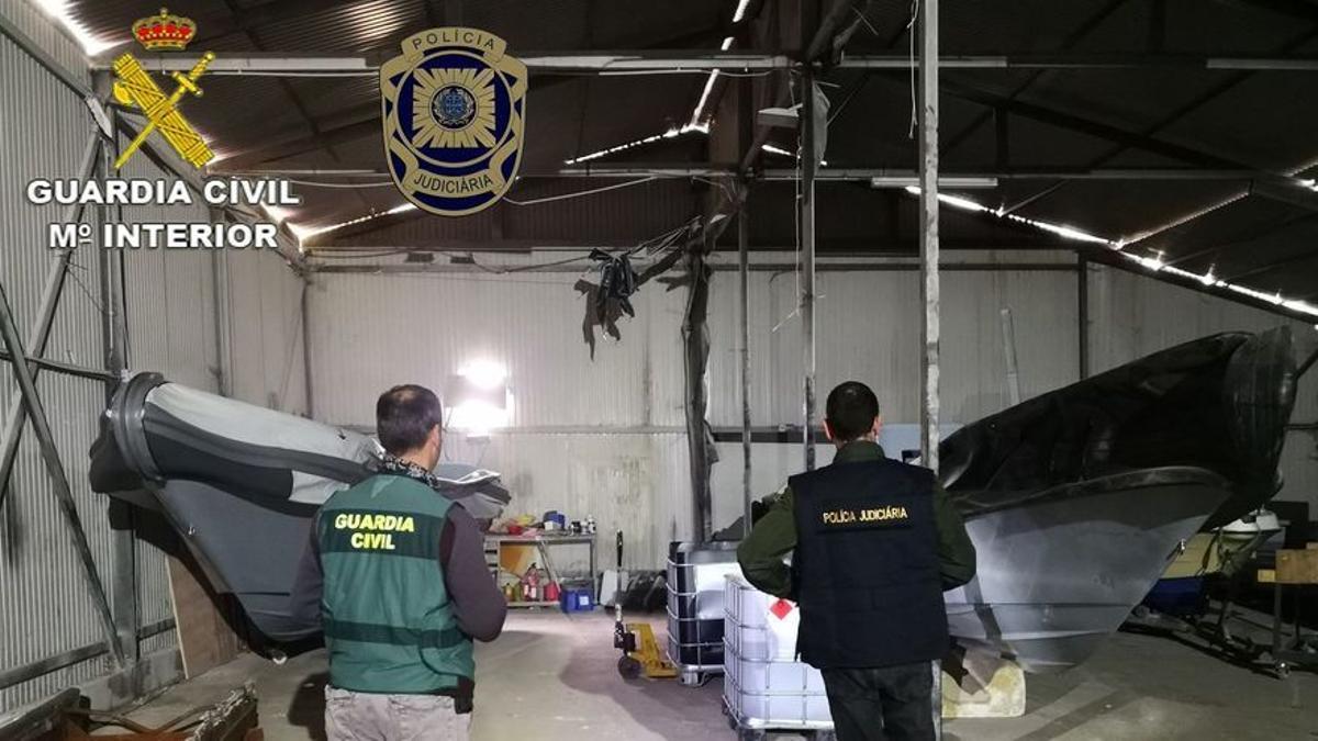 Vigo, epicentro de la a operación 'Endurance', con más de medio centenar de detenciones y unas 50 lanchas para narcotráfico intervenidas. /  GUARDIA CIVIL