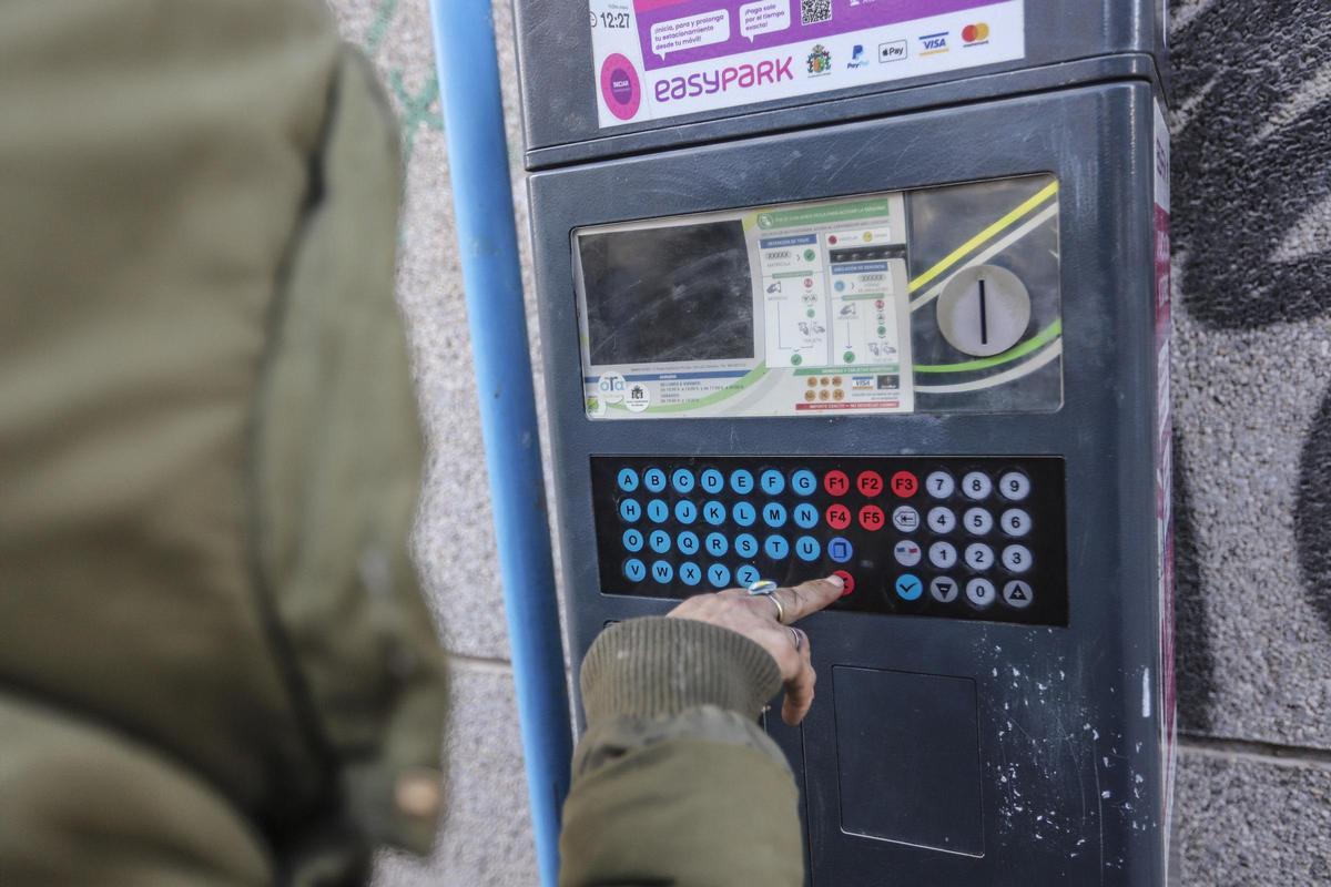 Los parquímetros están apagados desde el día 12 de enero