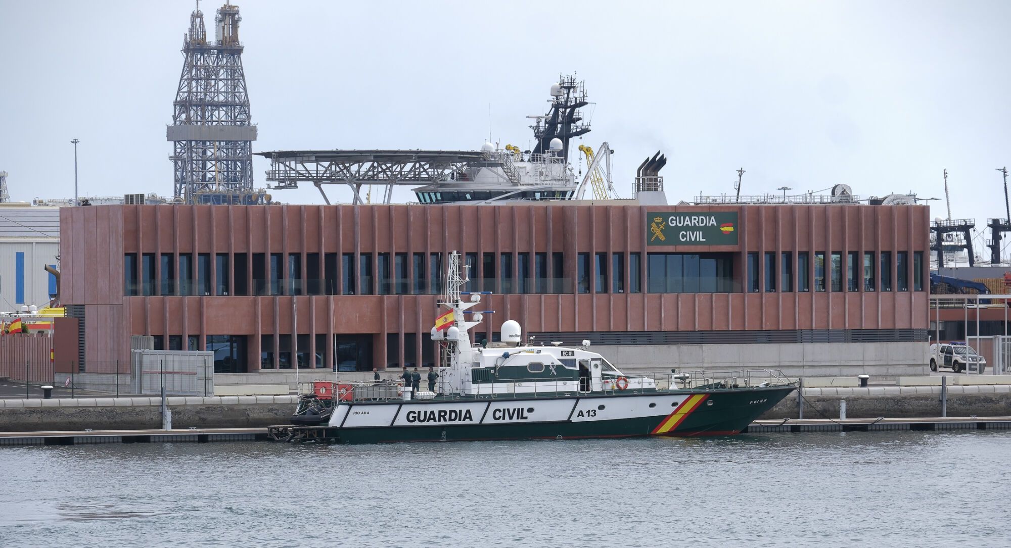 Inauguración de la Comisaría de la Guardia Civil en el Puerto de Las Palmas