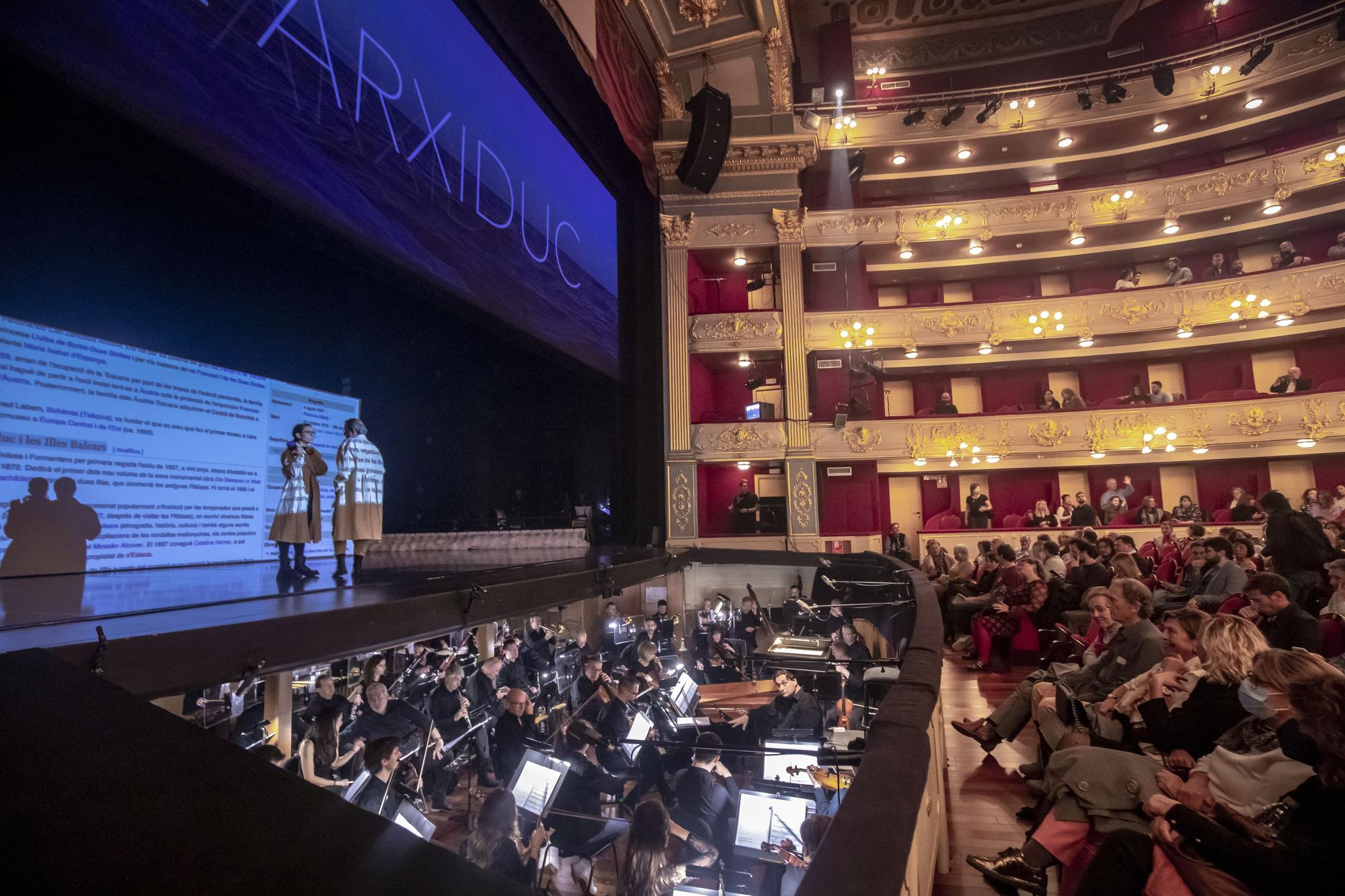 Ensayo de la ópera 'L'Arxiduc' en el Teatre Principal de Palma