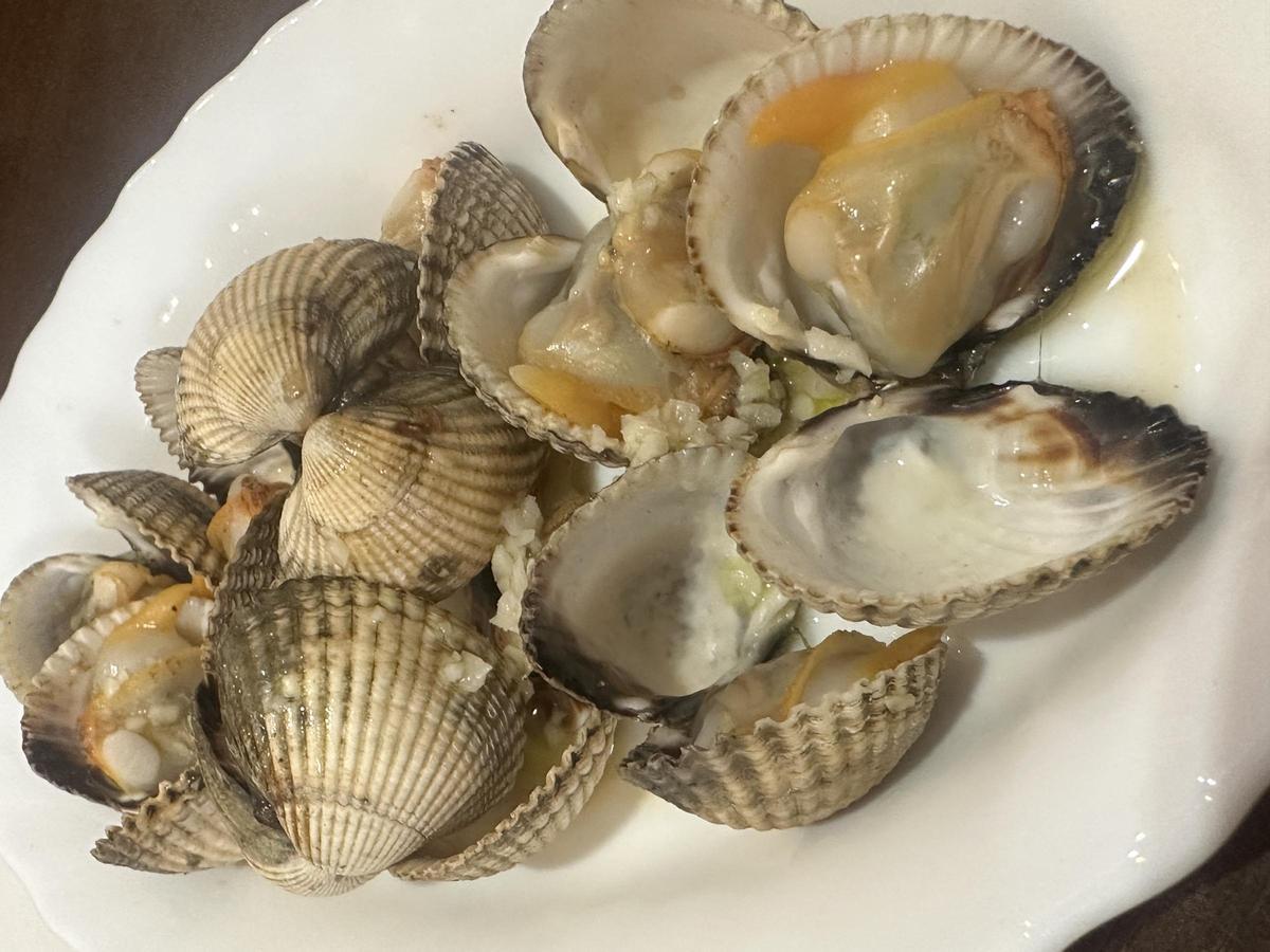 Berberechos al vapor