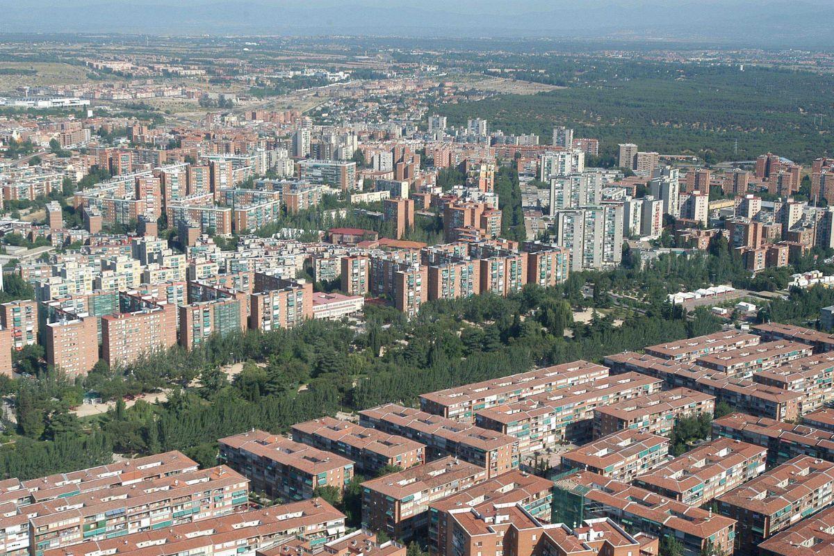 Vista general Parque Arias Navarro, Aluche
