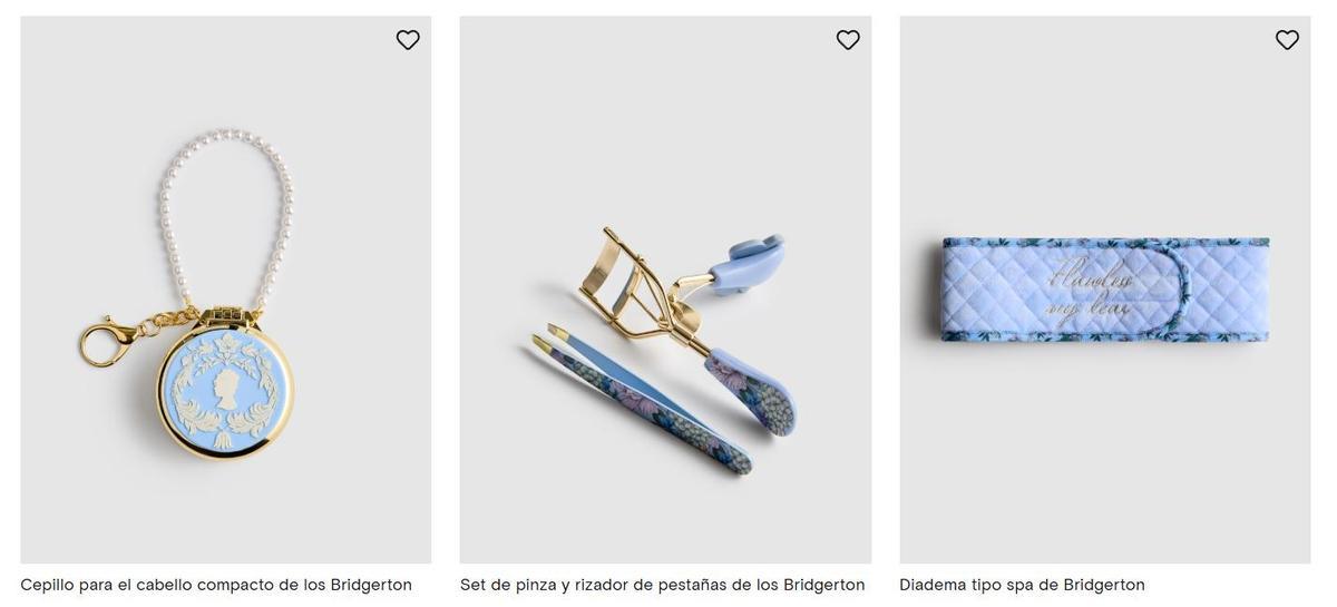Productos de tocador de Los Bridgerton para Primark.
