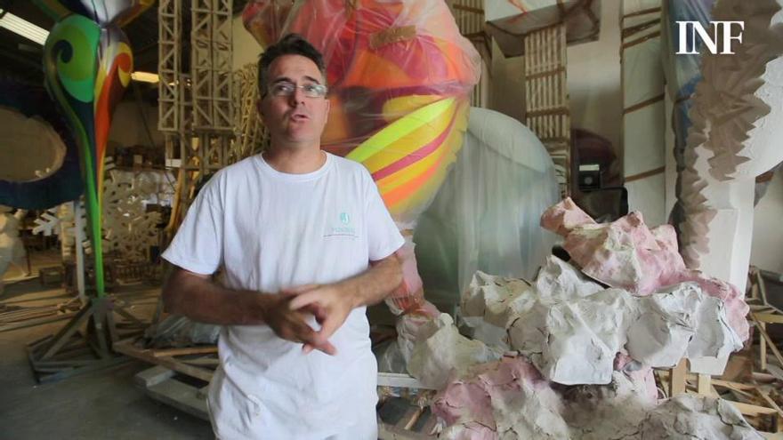 Los daños en la plaza de Calvo Sotelo y los ficus obligan a alejar la hoguera