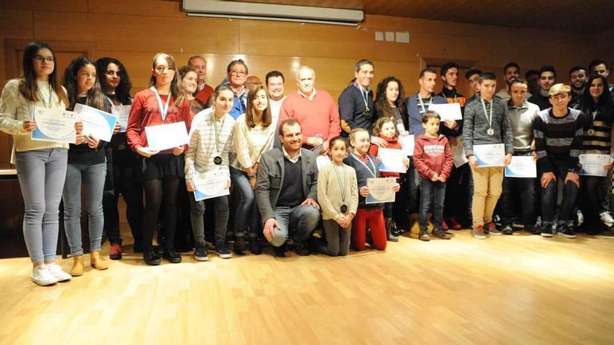 Los mejores del deporte piloñés, reconocidos en una emotiva y abarrotada gala