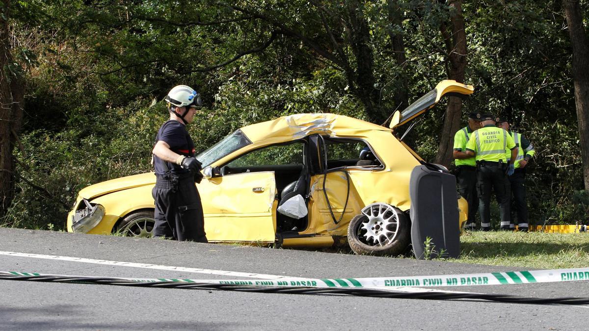 Tres muertos en un accidente de tráfico en Valdoviño (A Coruña)