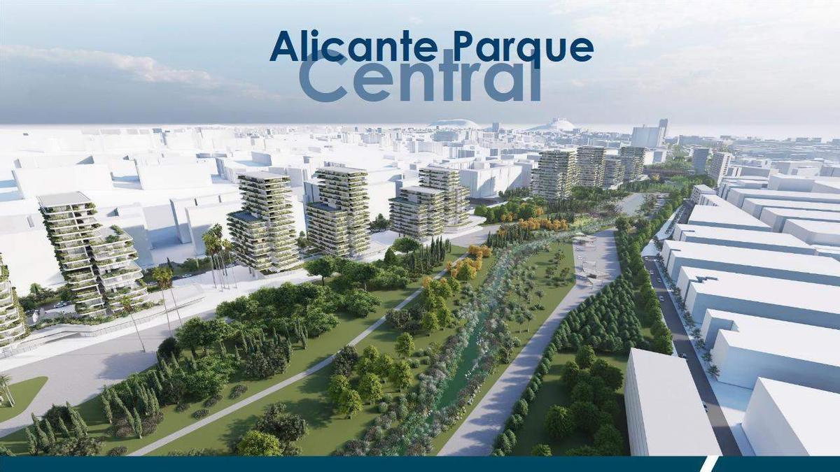 El Gobierno envía el borrador para el Parque Central de Alicante: así se repartirán los 347 millones de la obra
