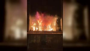 Se incendia un domicilio en Sitges