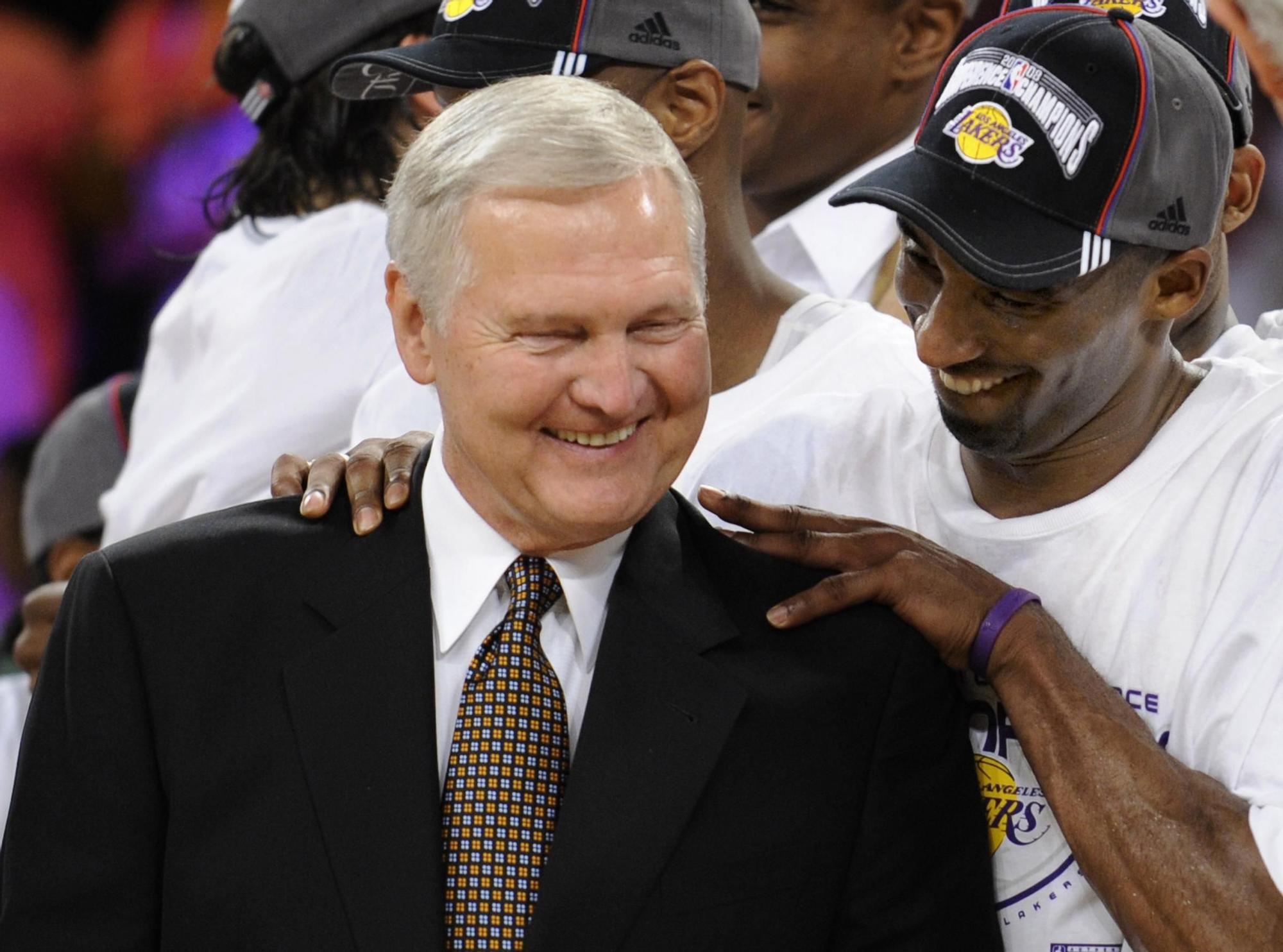 Jerry West y Kobe Bryant