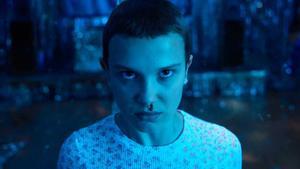 Eleven en la temporada final de Stranger things