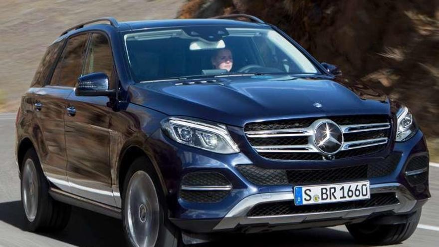 El Mercedes GLE.