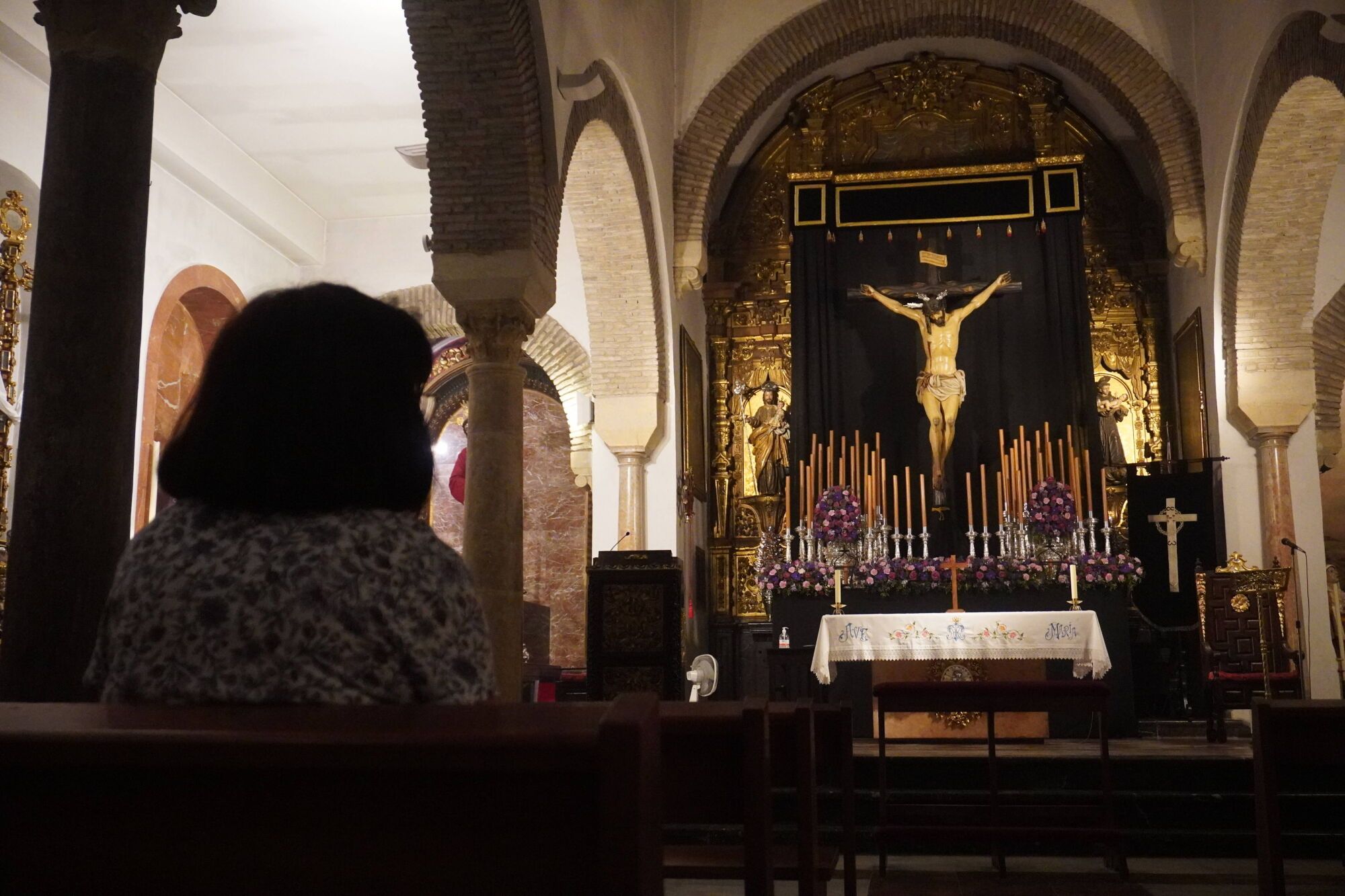 Santísimo Cristo de la Caridad de Pozoblanco ya está  en la iglesia de San José y Espíritu Santo