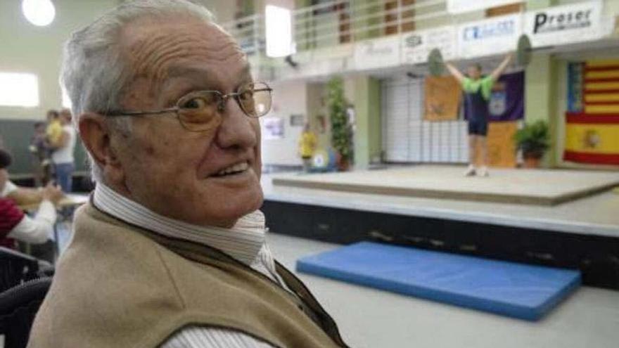 Reconocimiento a Antonio Climent "Misteri": el pabellón municipal de halterofilia de Gandia por el que tanto luchó llevará su nombre