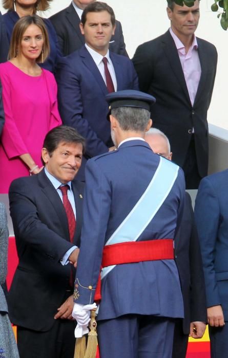 Presencia asturiana en el desfile del Día de la Hispanidad