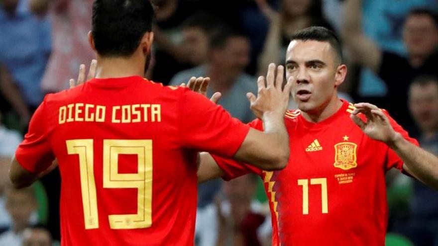 Iago Aspas sustituye a Diego Costa en la concentración de la Roja