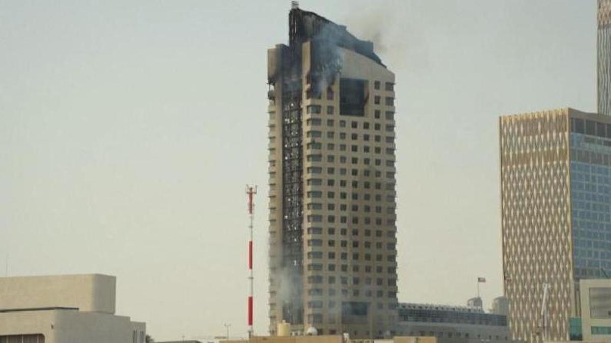 Irán alcanza con un misil una base estadounidense en Kuwait