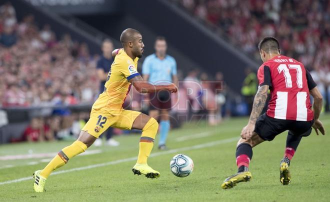 Imágenes del partido entre el  Athletic Club Bilbao,1 - FC Barcelona, 0 correspondiente a la jornada 01 de LaLiga Santander y que se ha disputado en San Mamés, Bilbao.