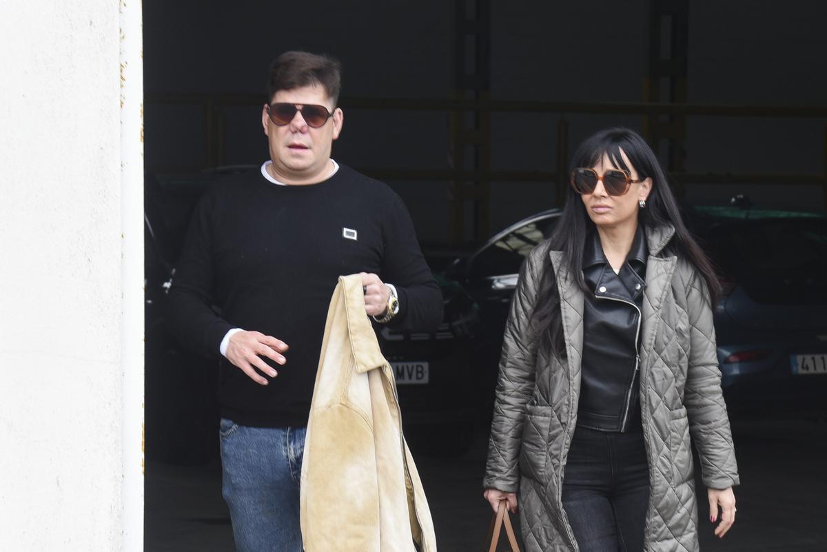 Lucas junto a su mujer, María José