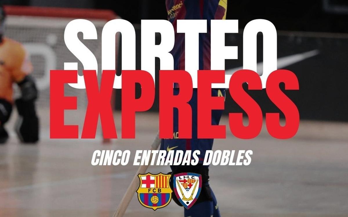 Consigue unas entradas dobles para el partido de Champions entre FC Barcelona y Igualada Rigat HC de hockey patines