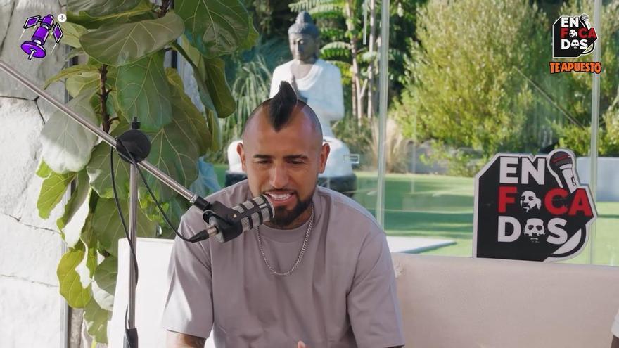 Vidal no se calla: "El VAR se inventó por el Madrid. Para que no me robaran más"